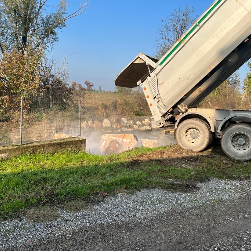 Scogliera - Cantiere Capralba